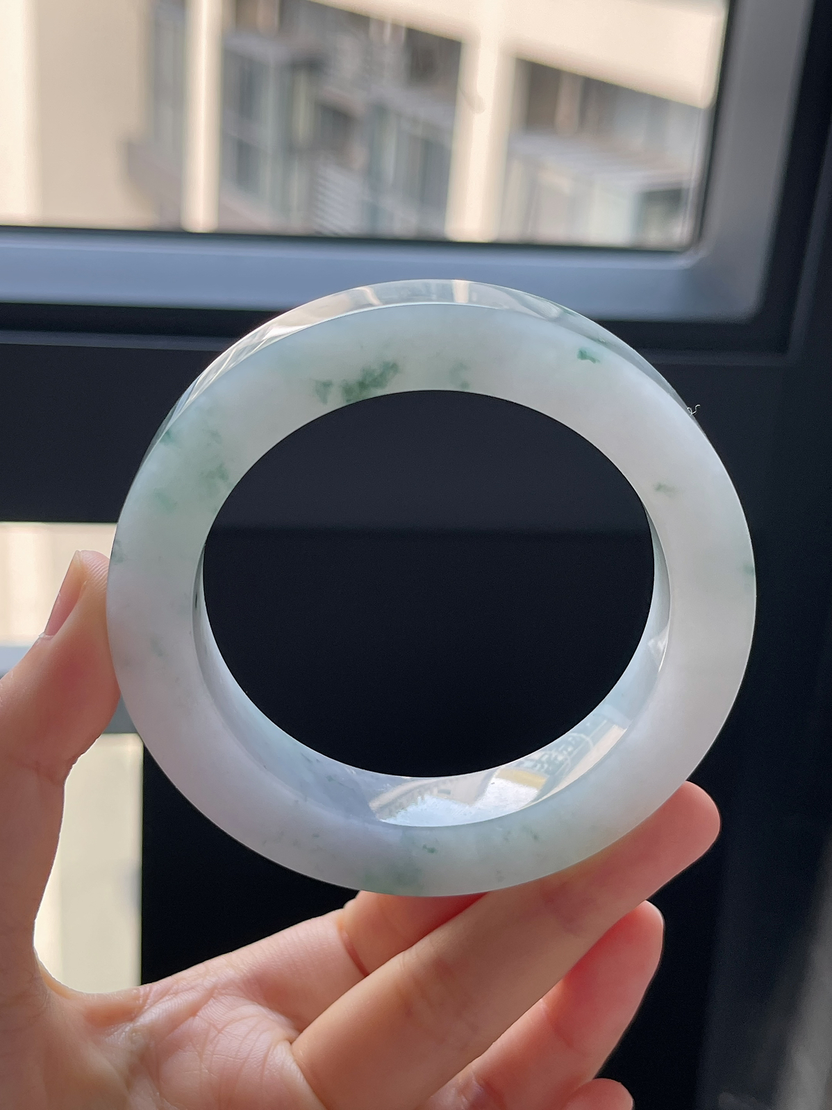 翡翠镯饼，⭕️正圈最大做63，最小做58.5
