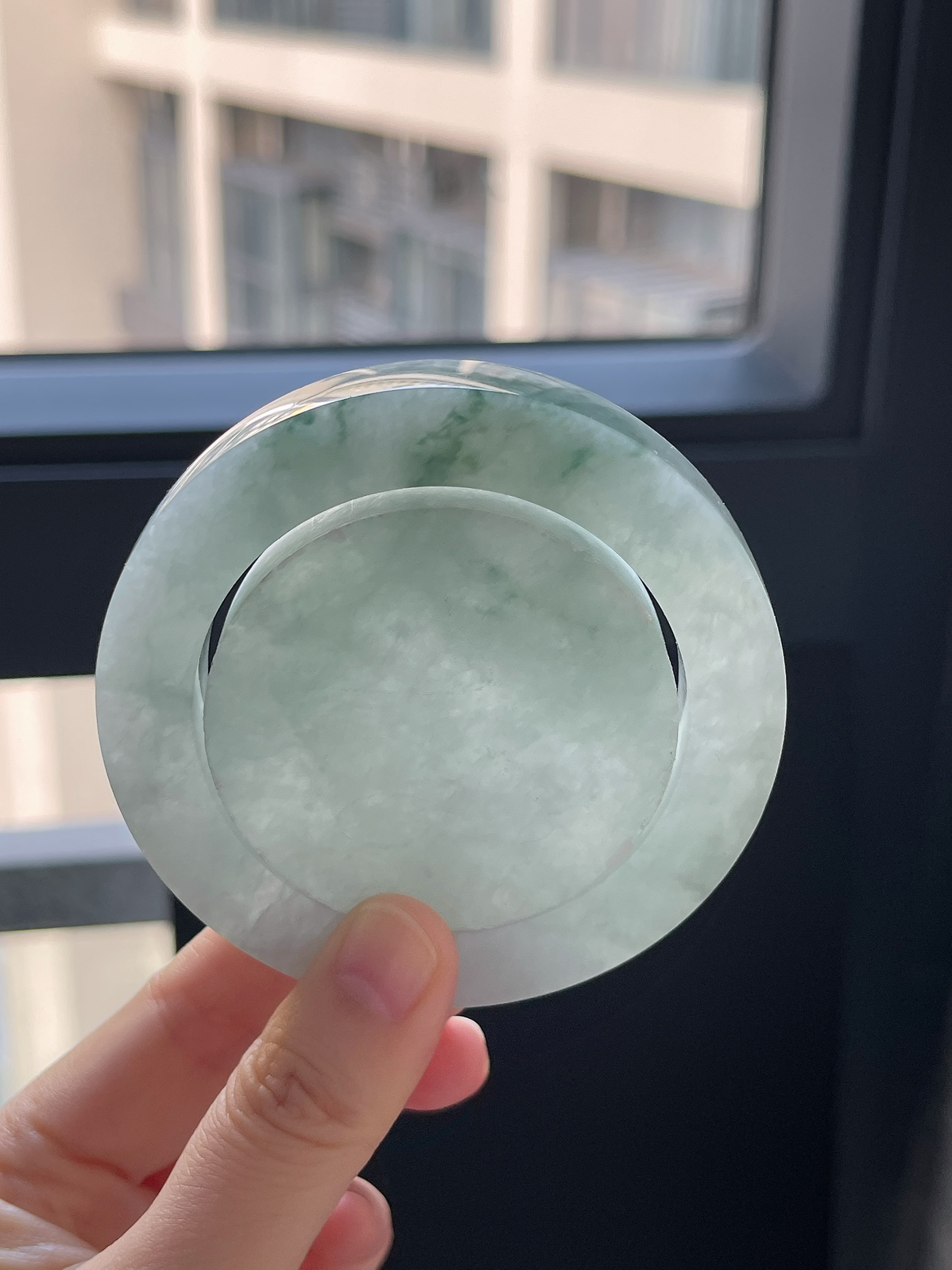 翡翠镯饼，⭕️正圈最大做58，最小做53
