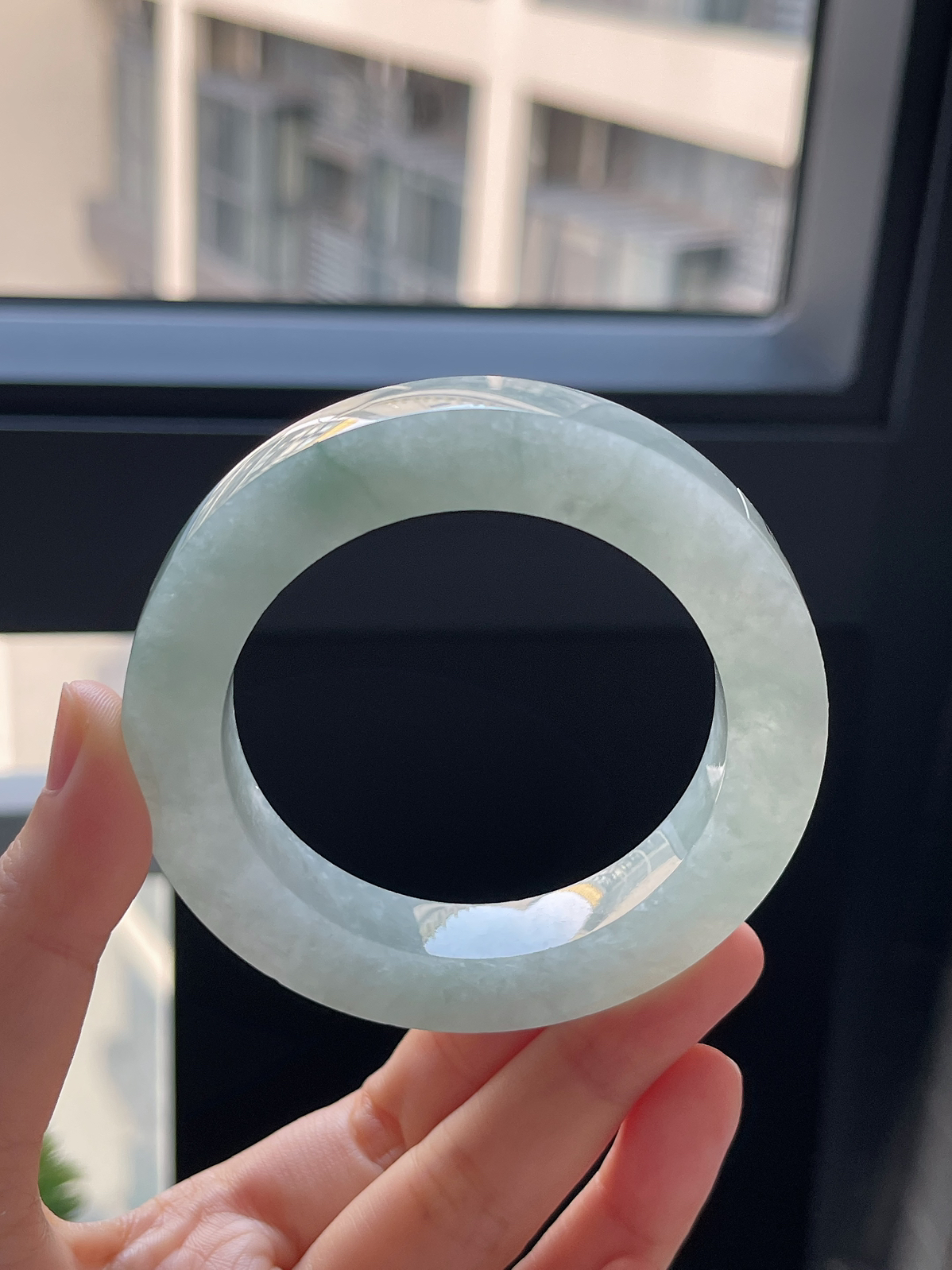 翡翠镯饼，⭕️正圈最大做58，最小做53