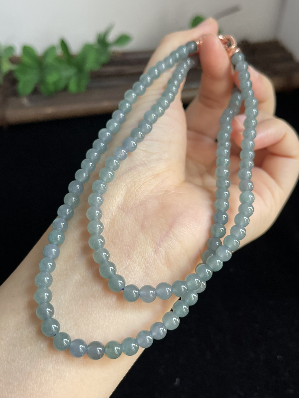 翡翠项链，晶莹剔透，可以做项链，可以做手链，非常漂亮