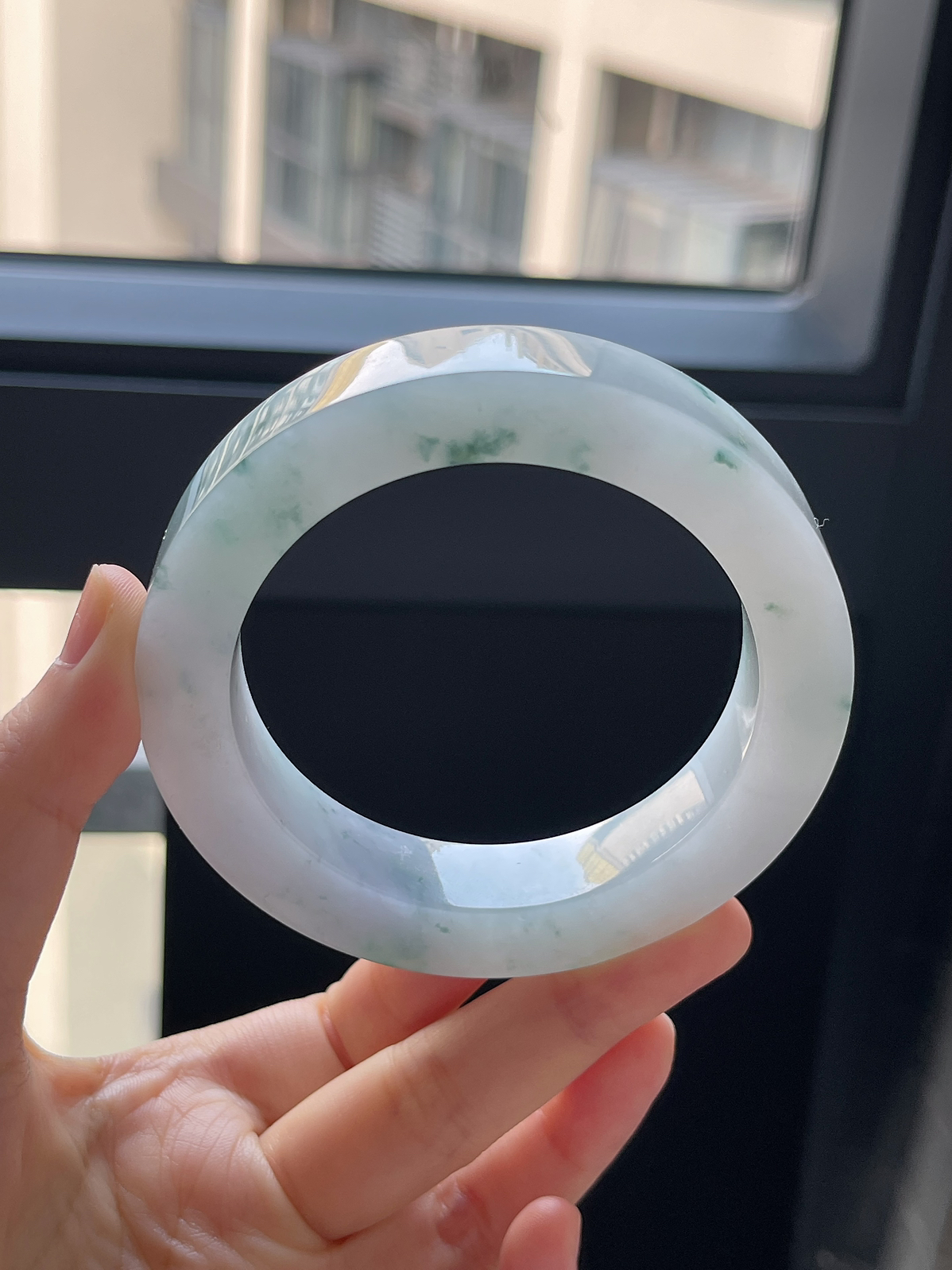 翡翠镯饼，⭕️正圈最大做63，最小做58.5