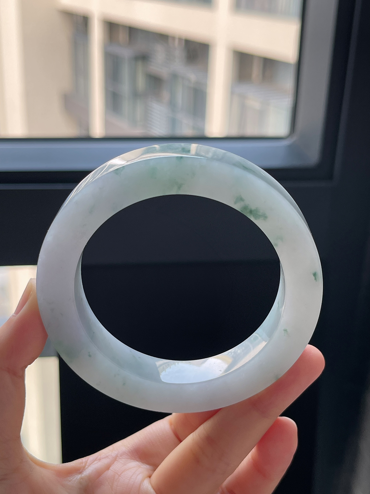 翡翠镯饼，⭕️正圈最大做63，最小做58.5