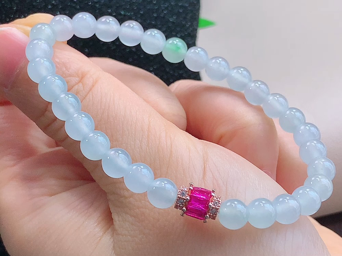 ️ 圆珠手链，尺寸取一6.0mm，包A附证书