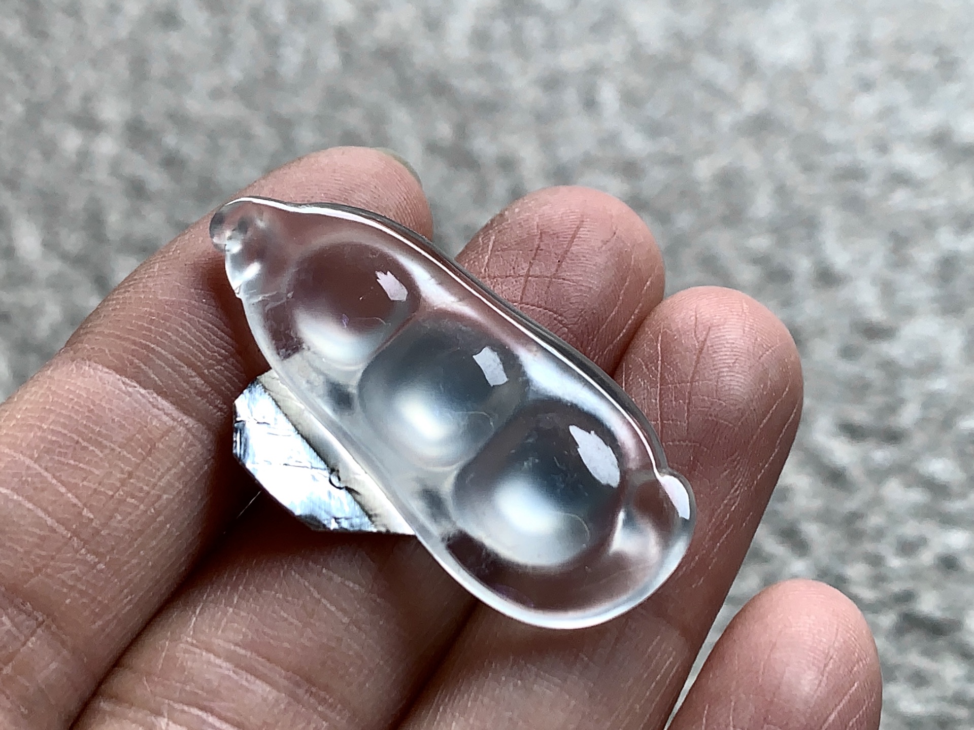 ️ 【冰种福豆】 尺寸：35.7×16×3.6 温润于心，传世东方