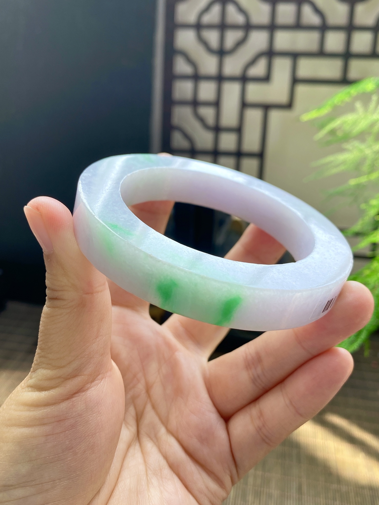 春彩手镯胚 尺寸58-80-12 编号JF733