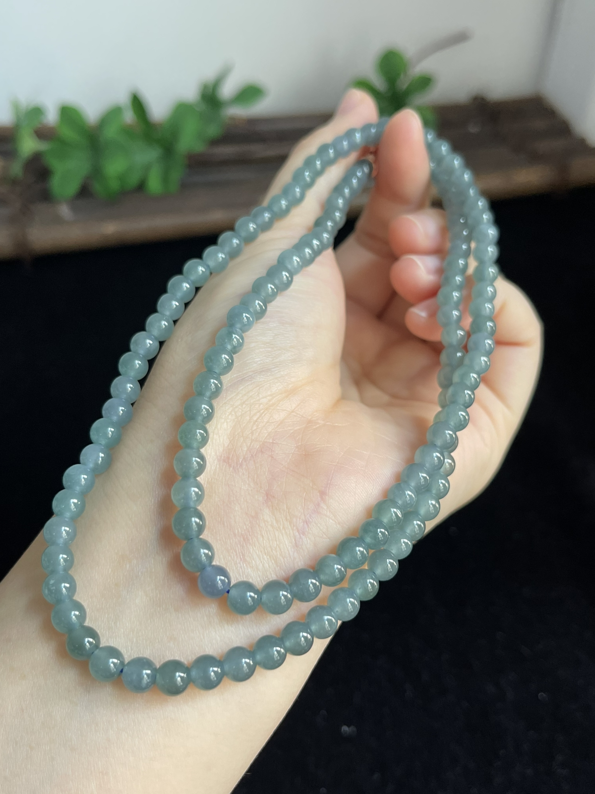 翡翠项链，晶莹剔透，可以做项链，可以做手链，非常漂亮
