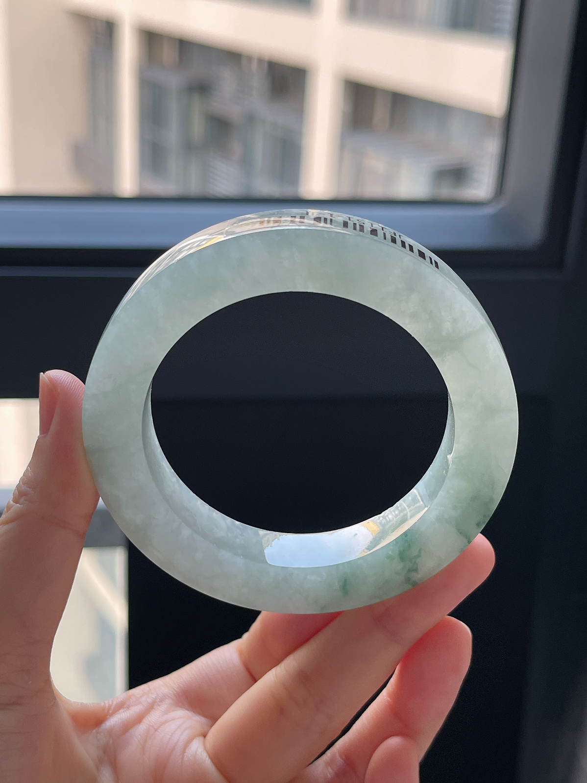 翡翠镯饼，⭕️正圈最大做58，最小做53