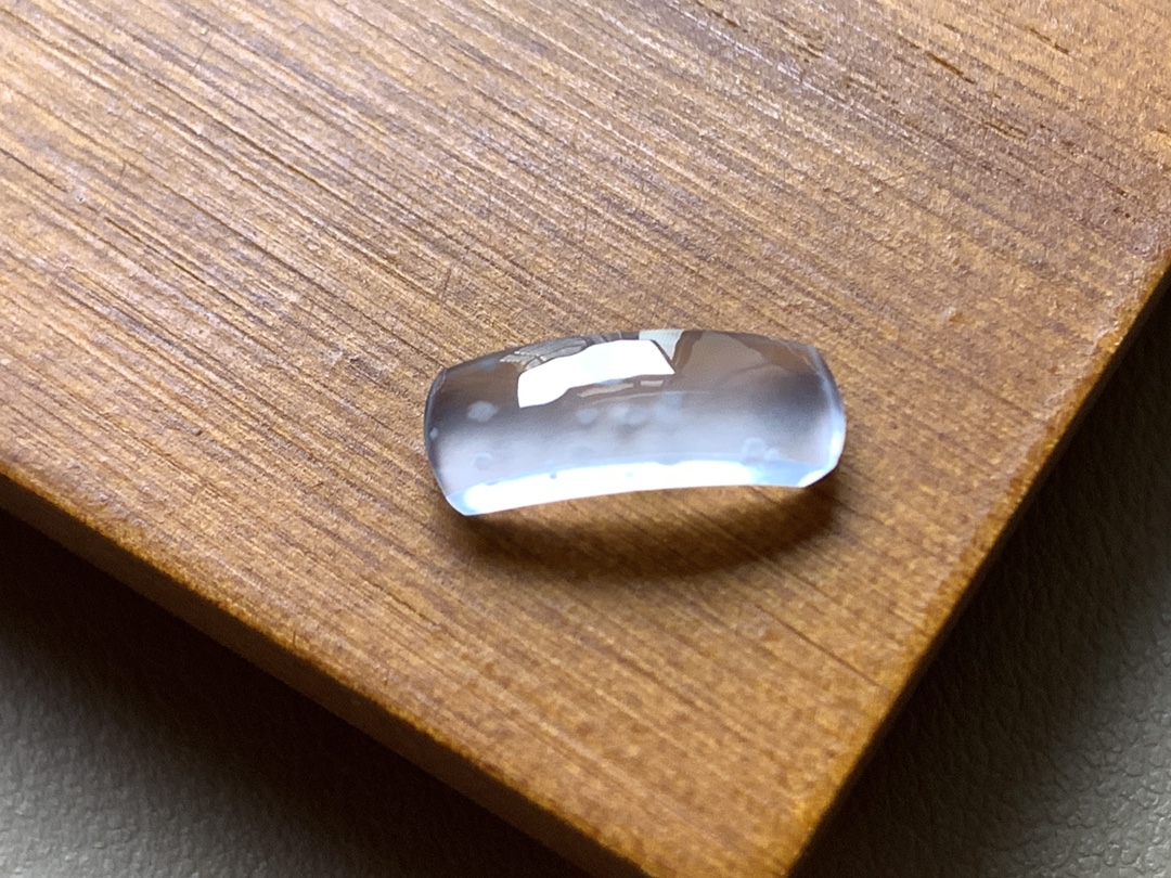 ️ 玻璃种木那马鞍 底子水润冰透，荧润起光，无裂尺寸13.5*4.5*3