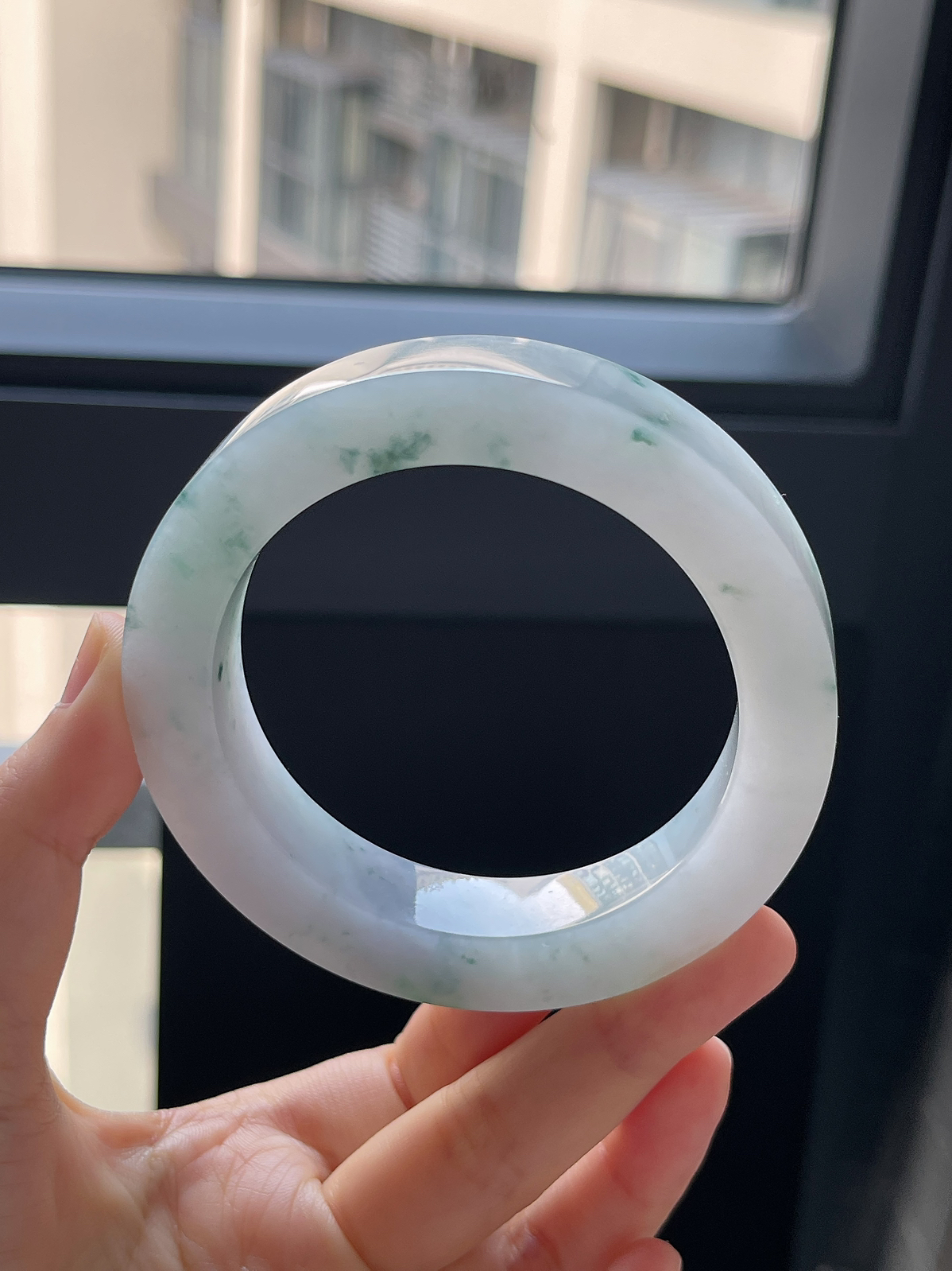 翡翠镯饼，⭕️正圈最大做63，最小做58.5