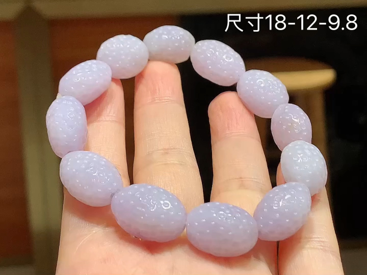 ️冰紫手串 ，尺寸，18-12-9.8