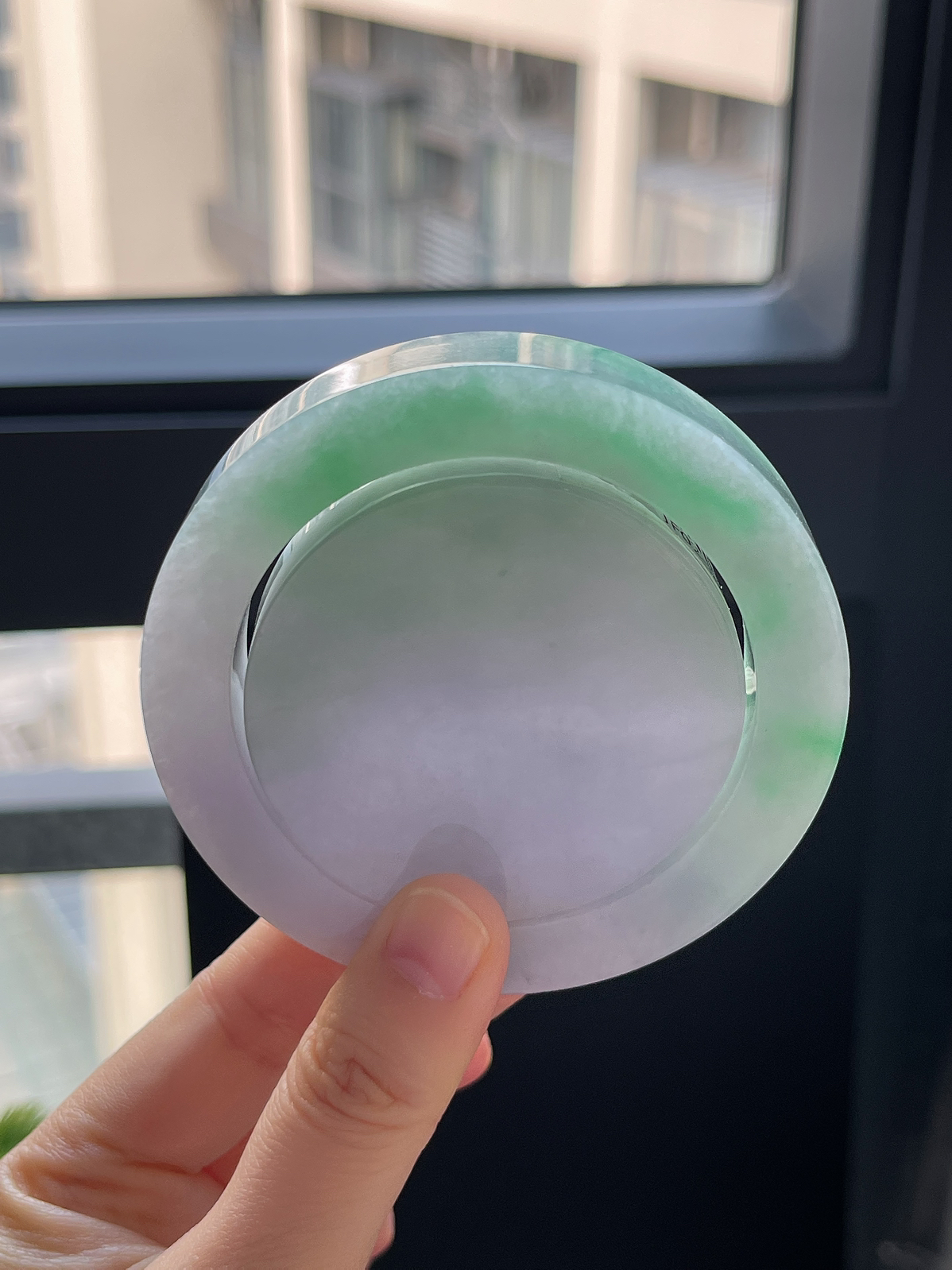 翡翠镯饼，⭕️正圈最大做58，最小做55.3