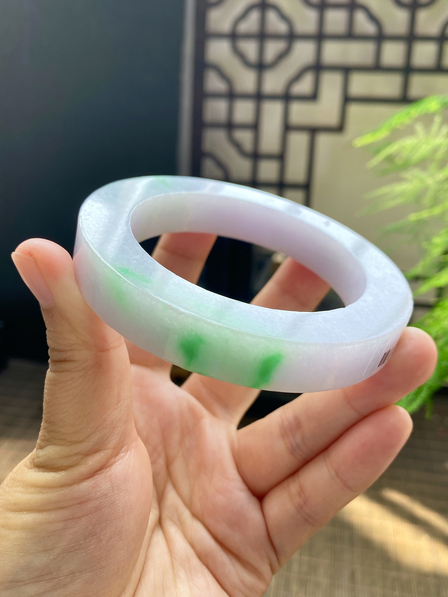 春彩手镯胚 尺寸58-80-12 编号JF733