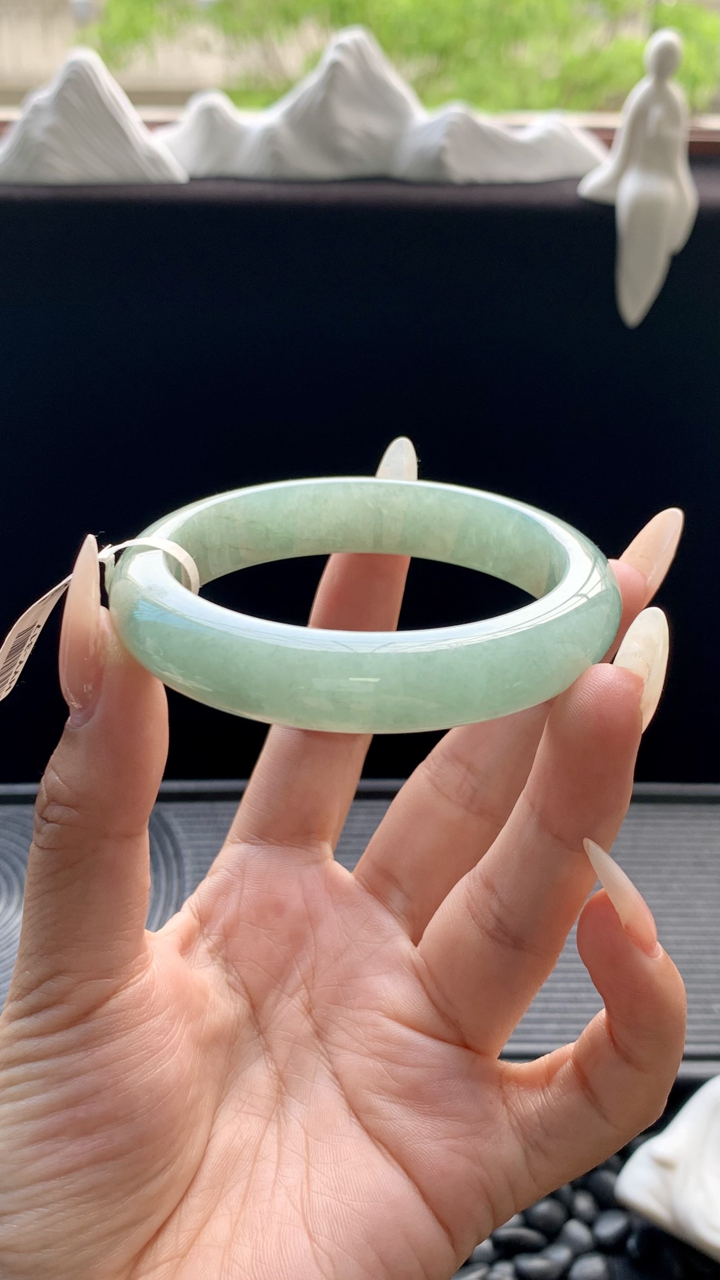 油青正圈手镯成品 HYY-317 尺寸：54-12-8