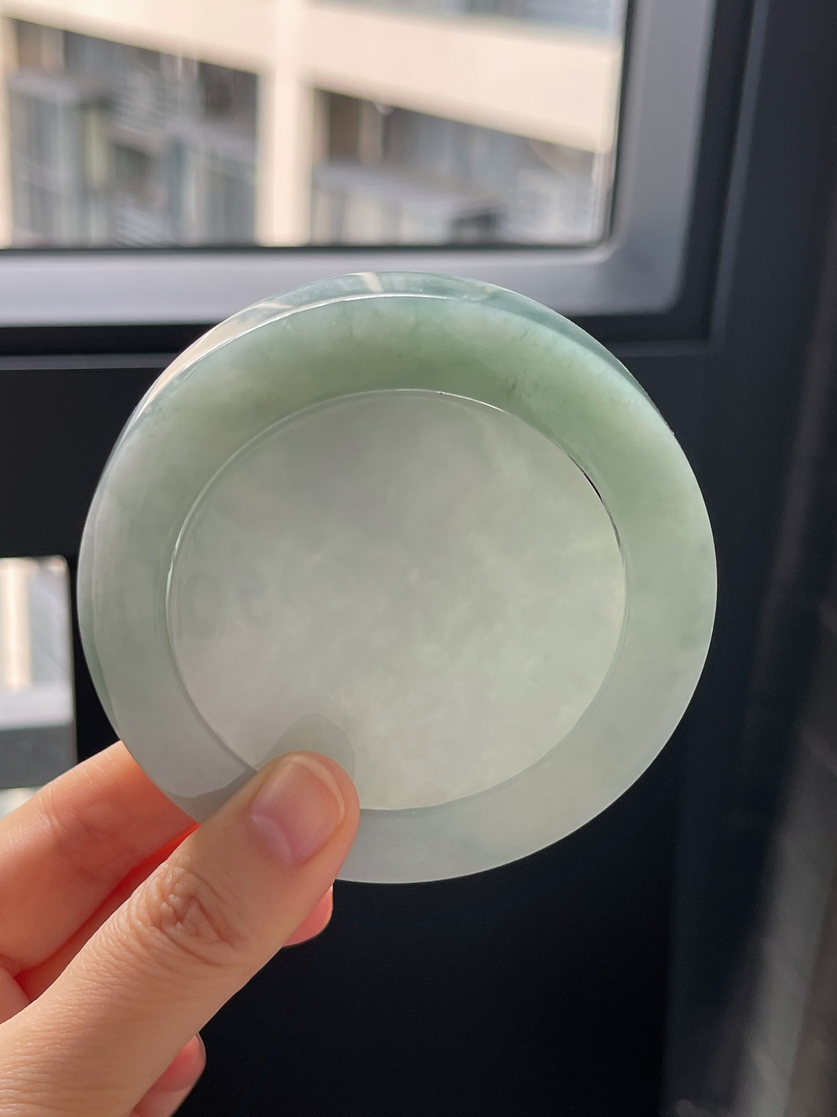翡翠镯饼，⭕️正圈最大做61，圆条最大做57；最小做55.8