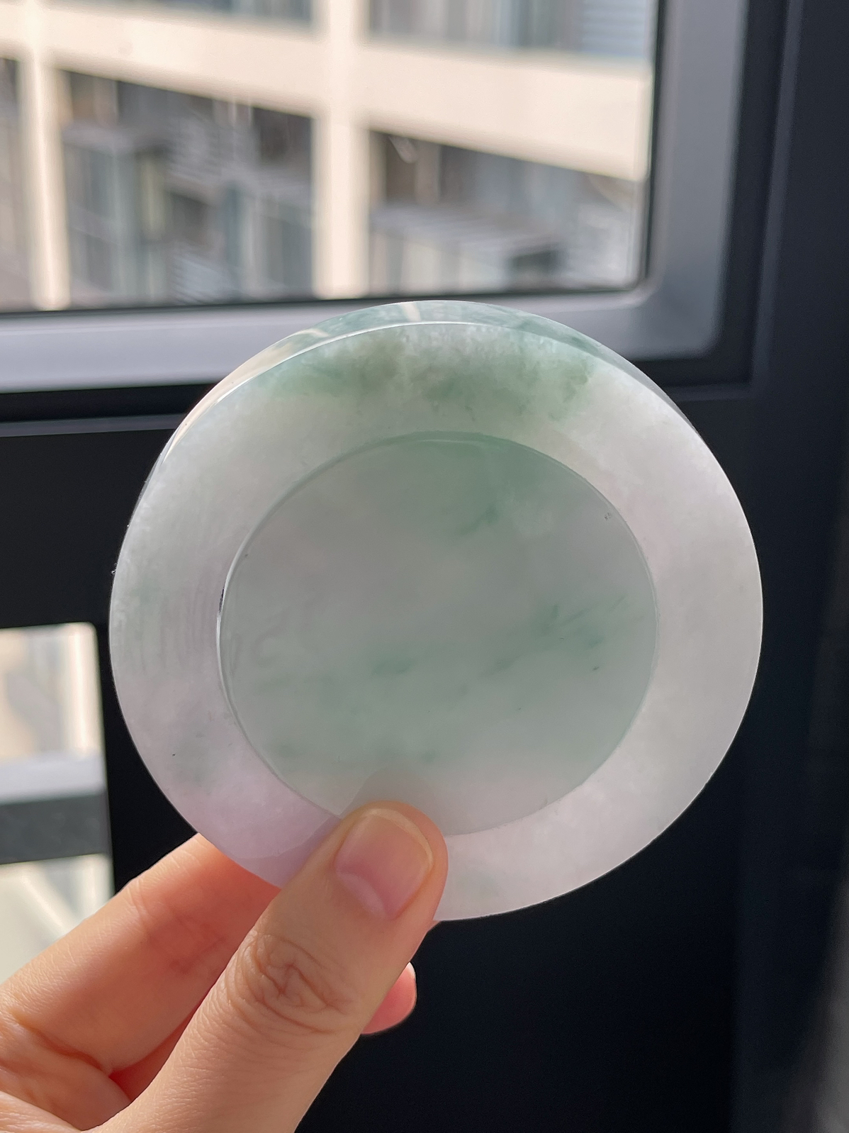 翡翠镯饼，⭕️正圈最大做60，圆条最大做56；最小做52