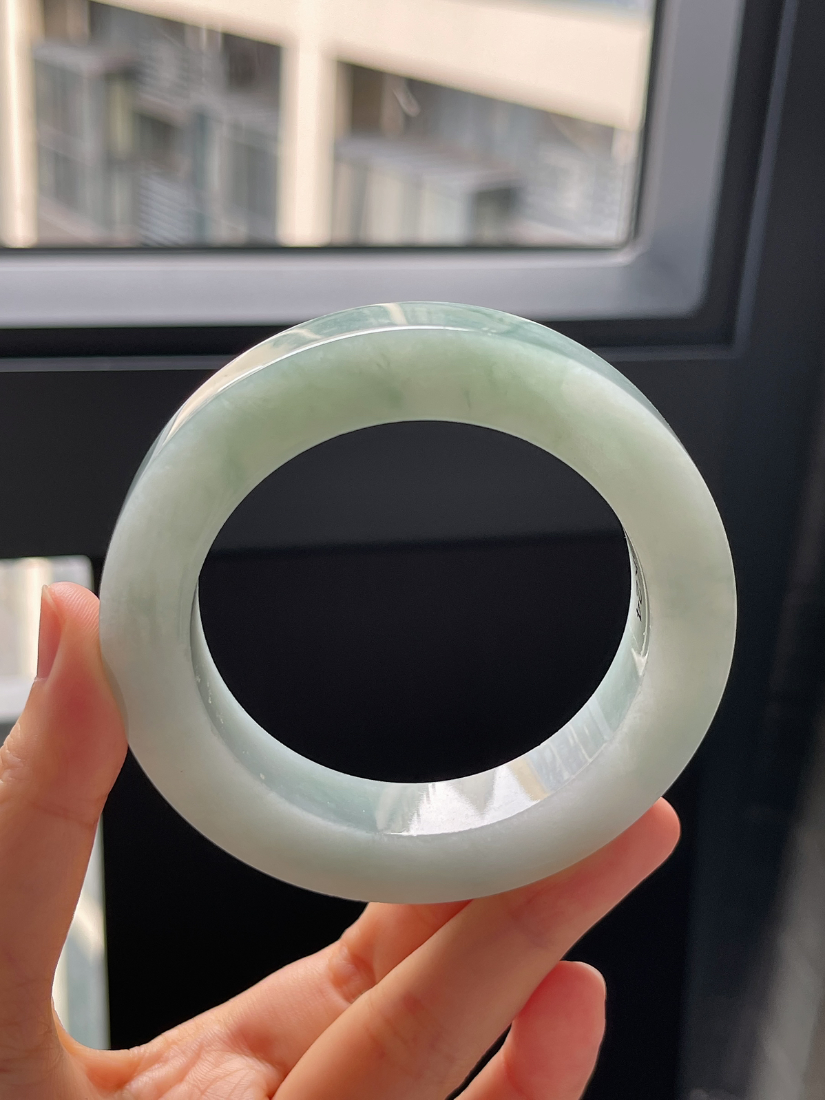 翡翠镯饼，⭕️正圈最大做61，圆条最大做57；最小做55.8