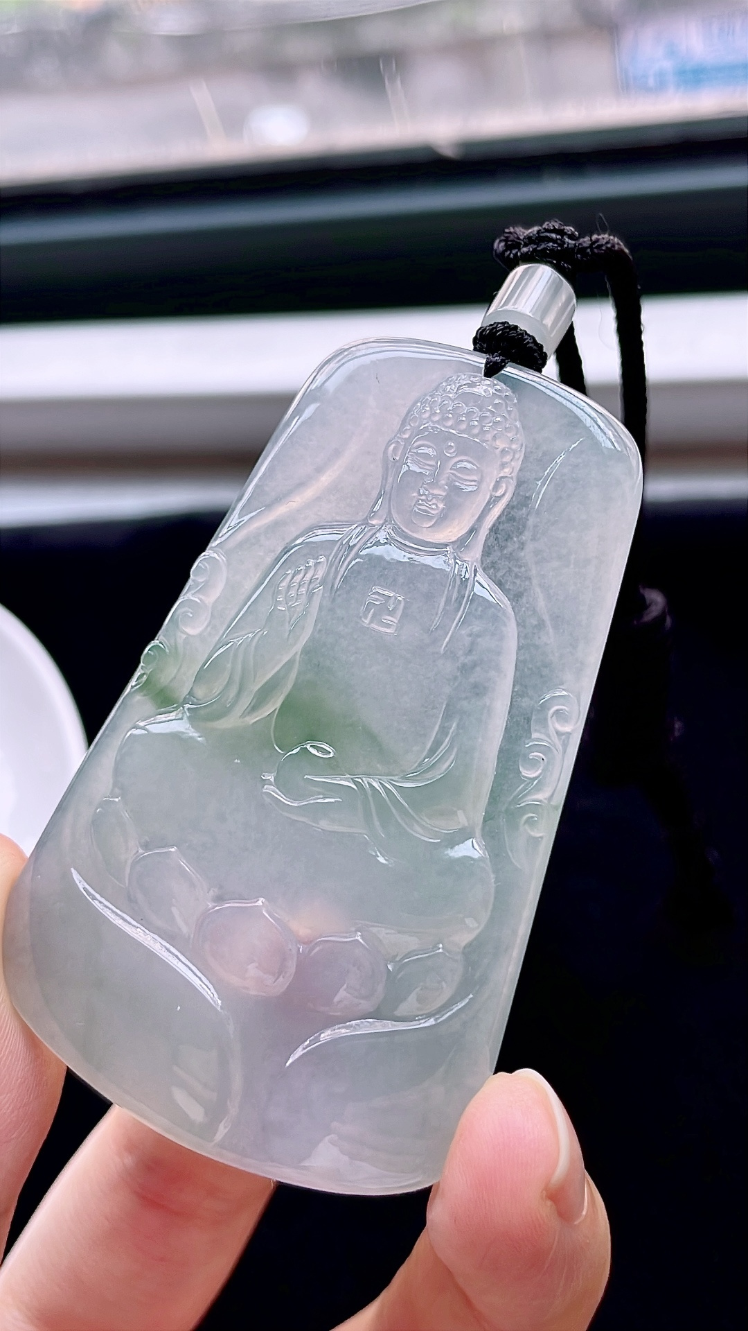 ️ 冰种飘花大日佛 飘花灵动，种老起胶 尺寸：66.5/42/5