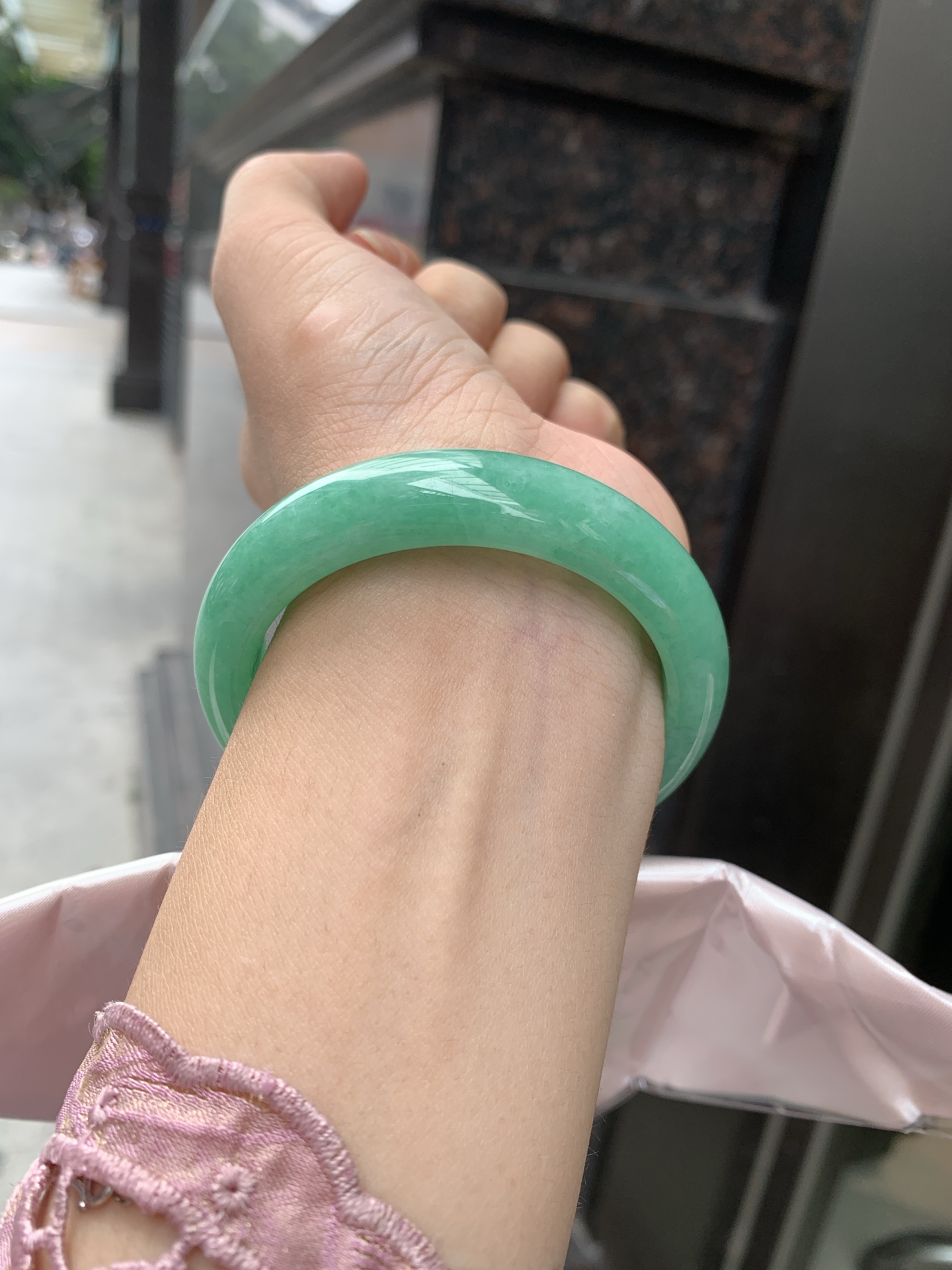 满绿正圈 53-6.9-11.8 0921-H327-51 打灯细纹