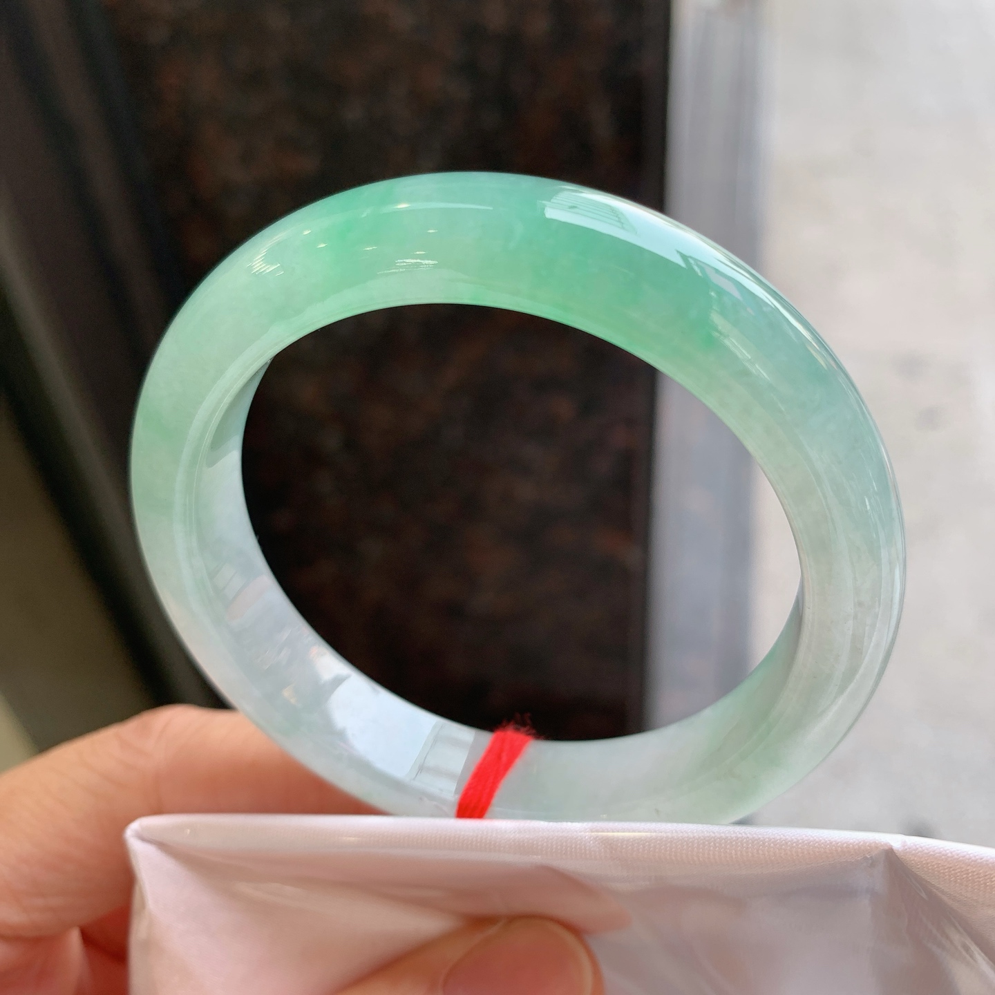 正圈冰飘绿 微纹 尺寸：53/11/8 色清爽
