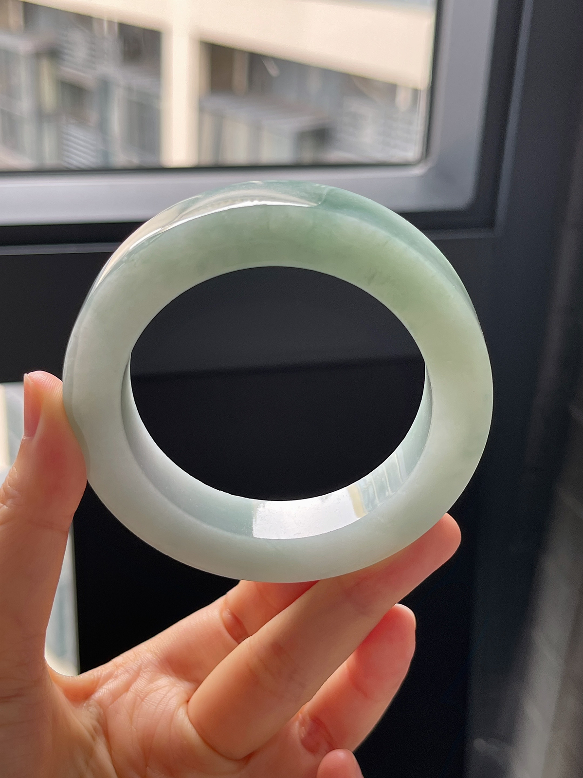 翡翠镯饼，⭕️正圈最大做61，圆条最大做57；最小做55.8