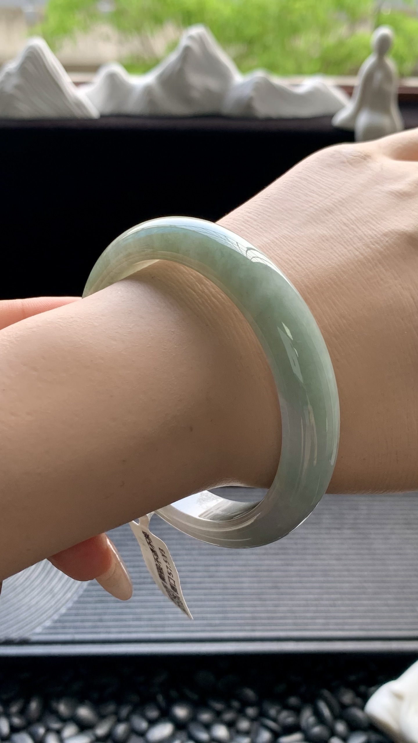 油青正圈手镯成品 HYY-5205 尺寸：58-12-8