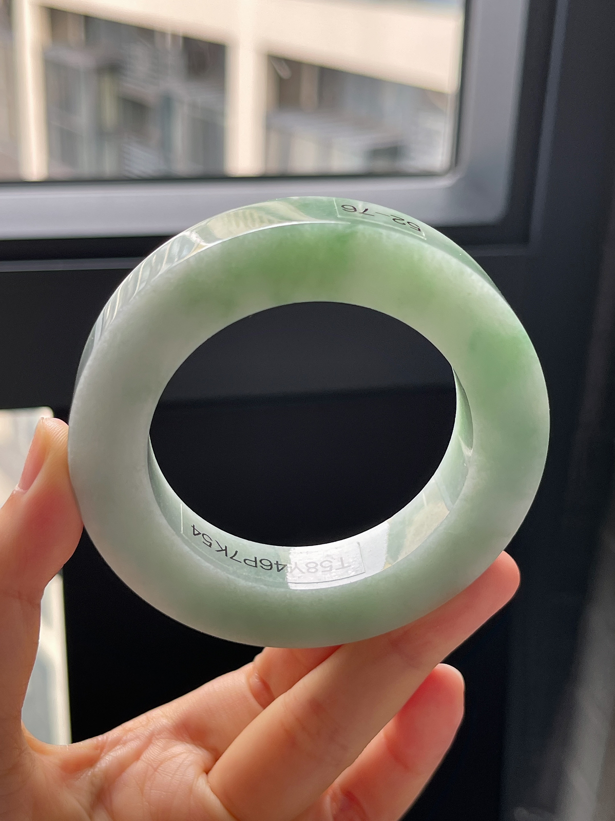 翡翠镯饼，⭕️正圈最大做60，圆条最大做56；最小做51.7