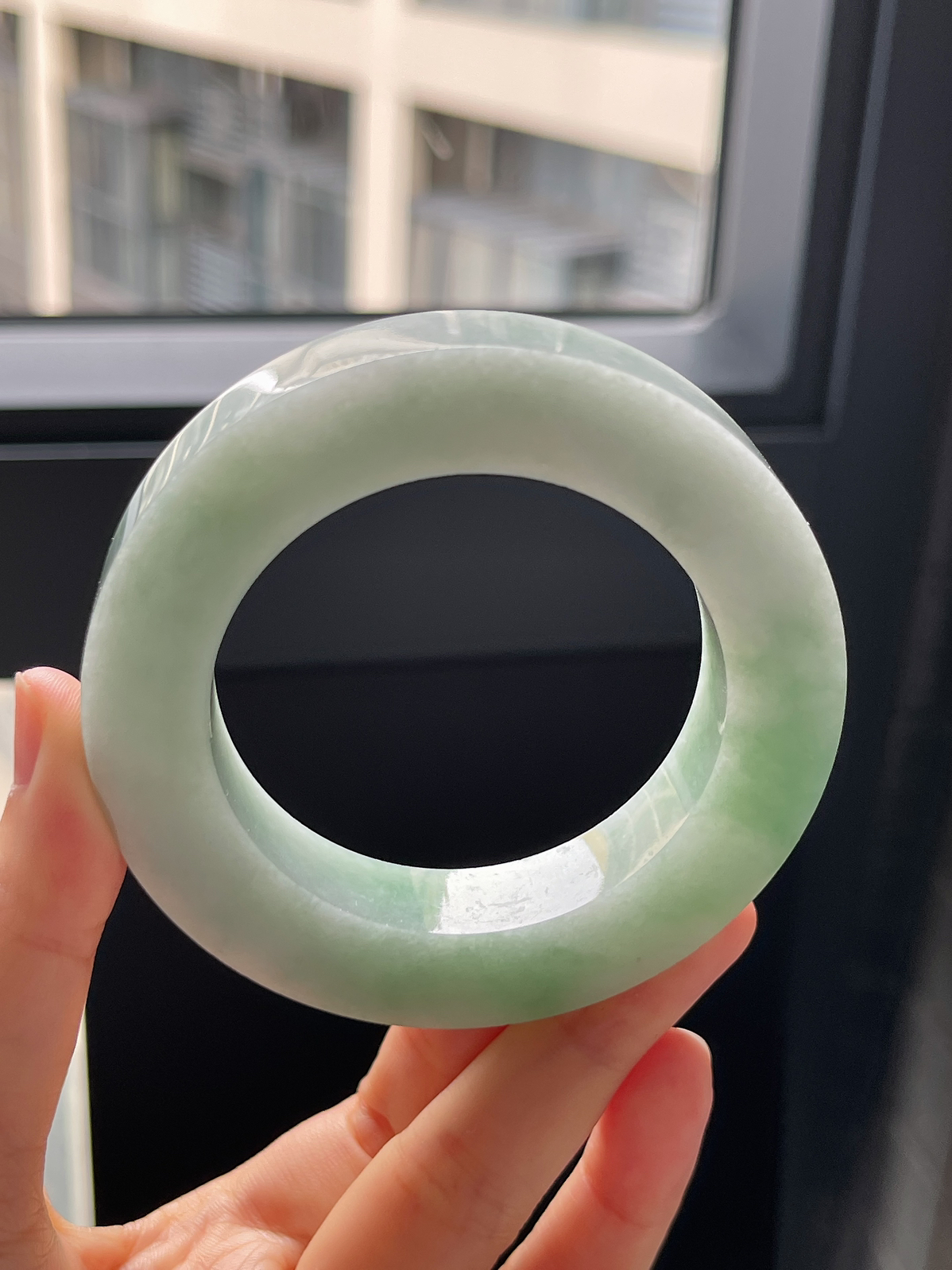 翡翠镯饼，⭕️正圈最大做60，圆条最大做56；最小做51.7