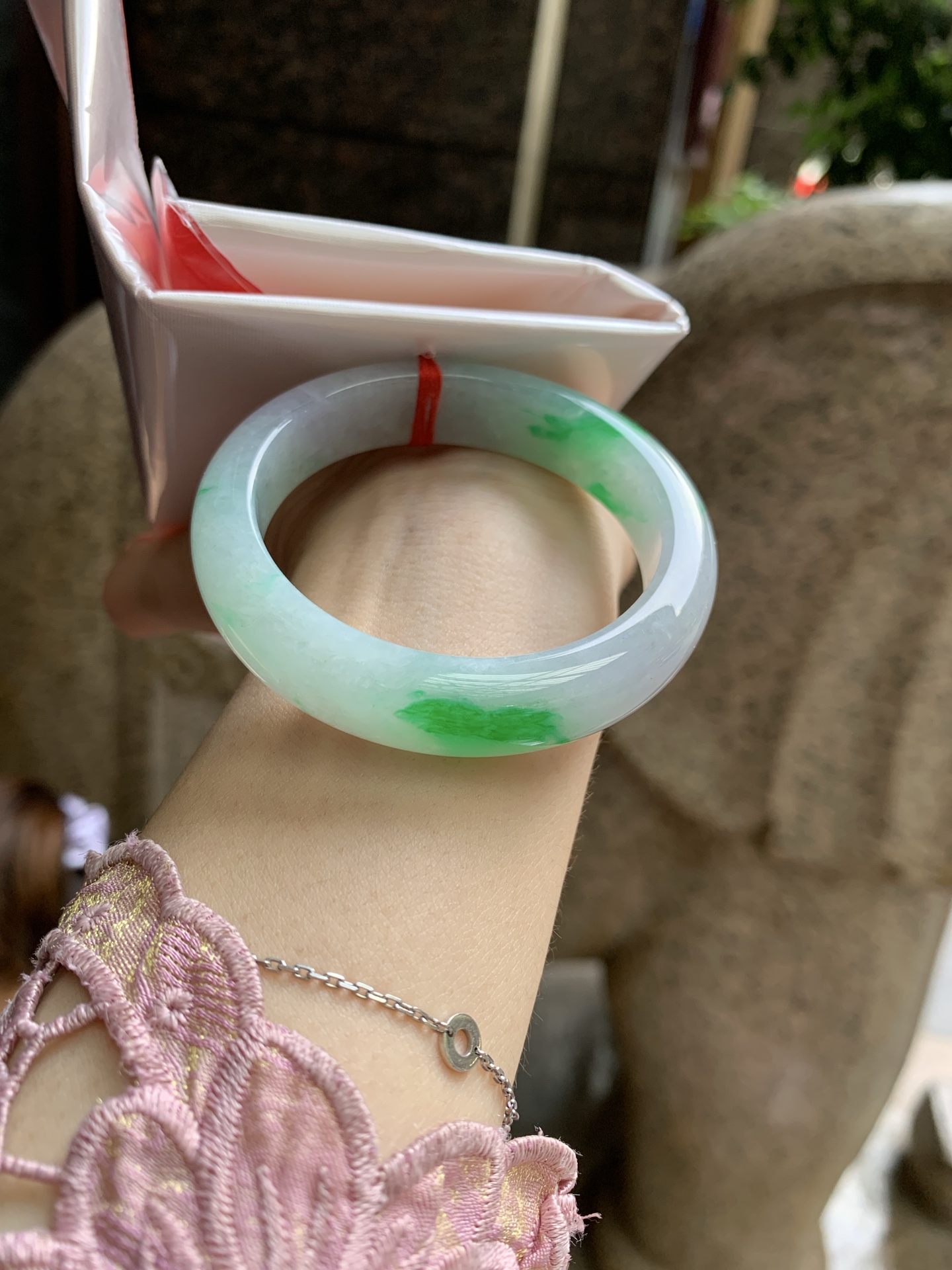 春彩辣阳绿正圈 51.6-7-11.2 0921-HN1644 打灯细纹