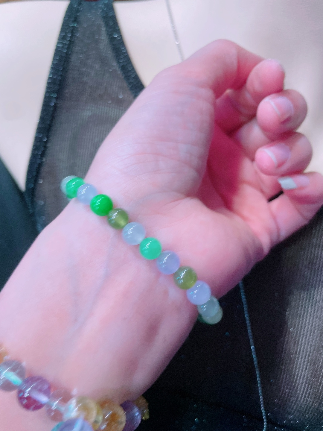 ️多宝珠子手链，晶莹剔透，新颖时尚，6-6.5