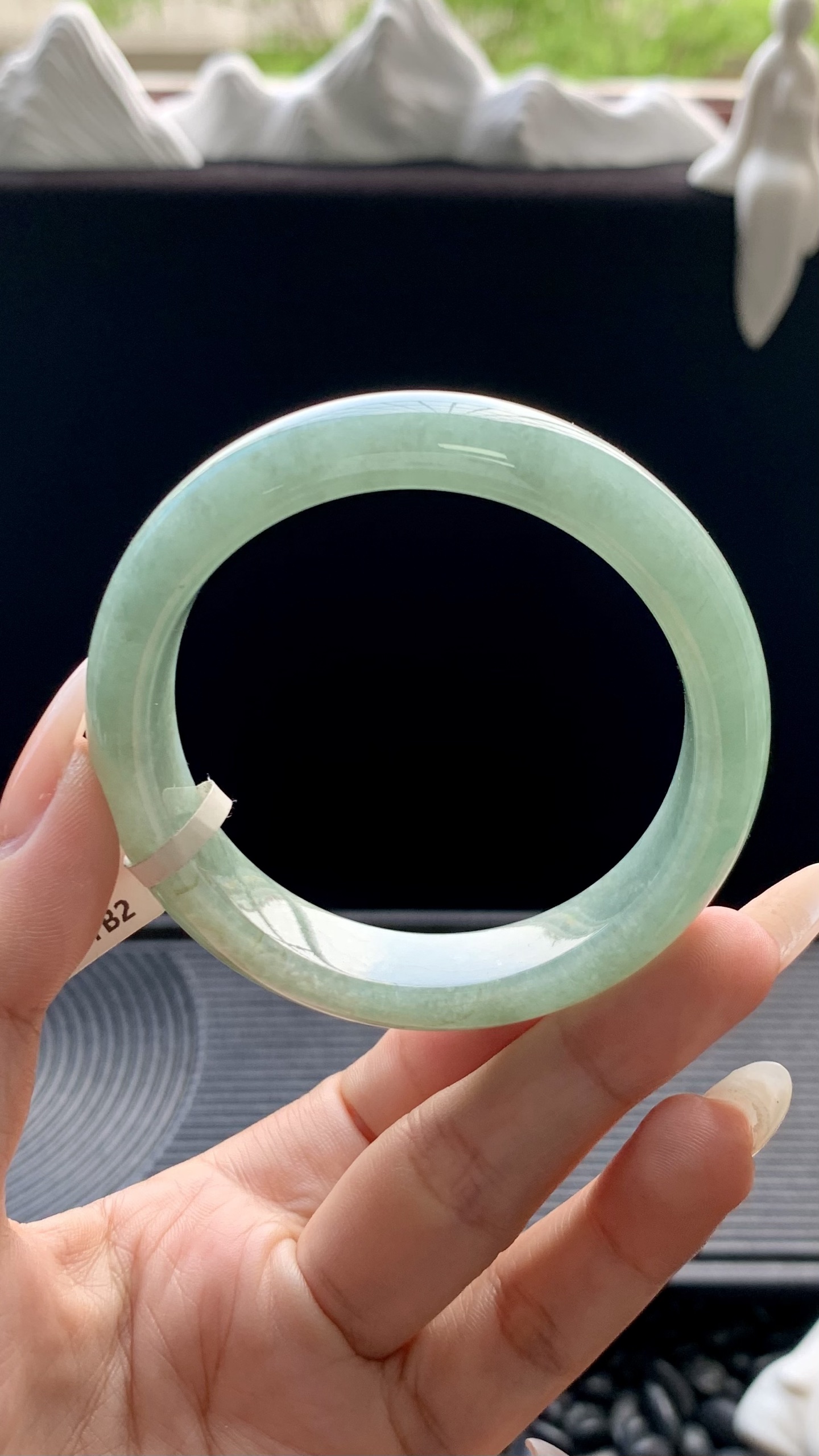 油青正圈手镯成品 HYY-317 尺寸：54-12-8