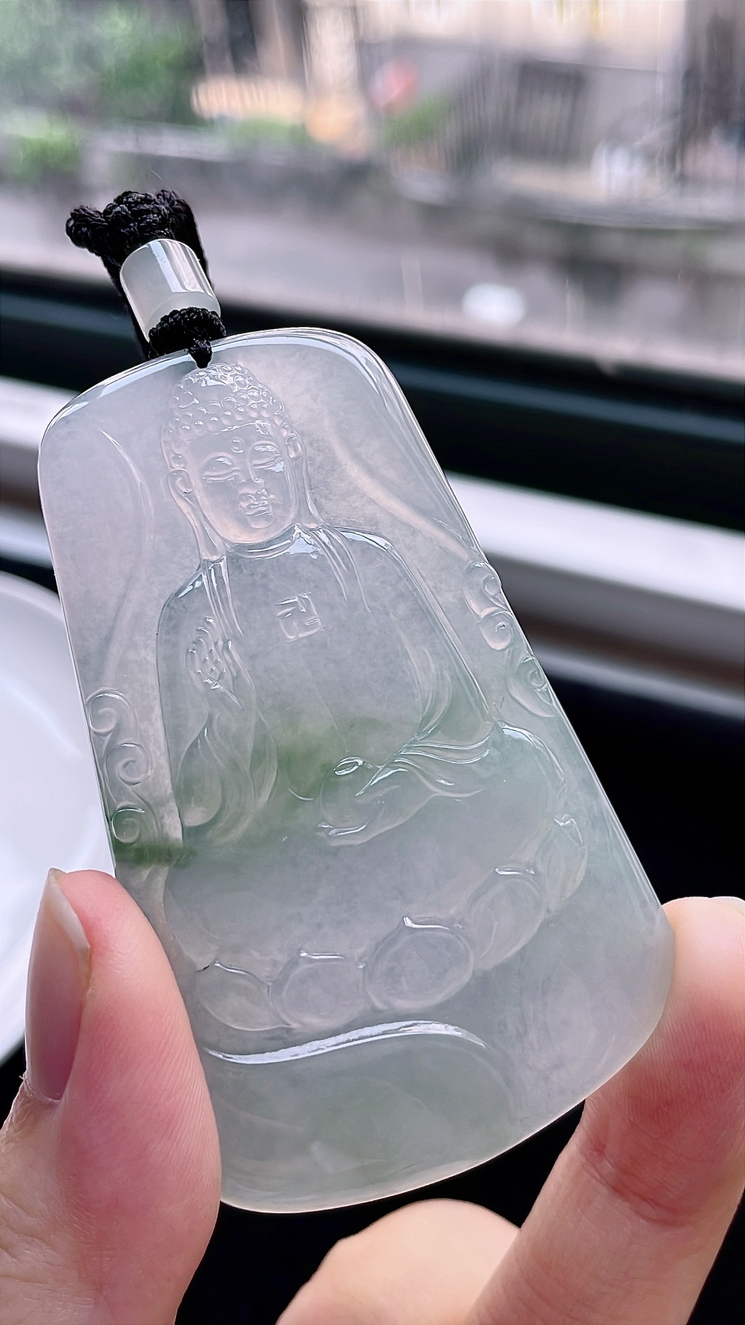 ️ 冰种飘花大日佛 飘花灵动，种老起胶 尺寸：66.5/42/5