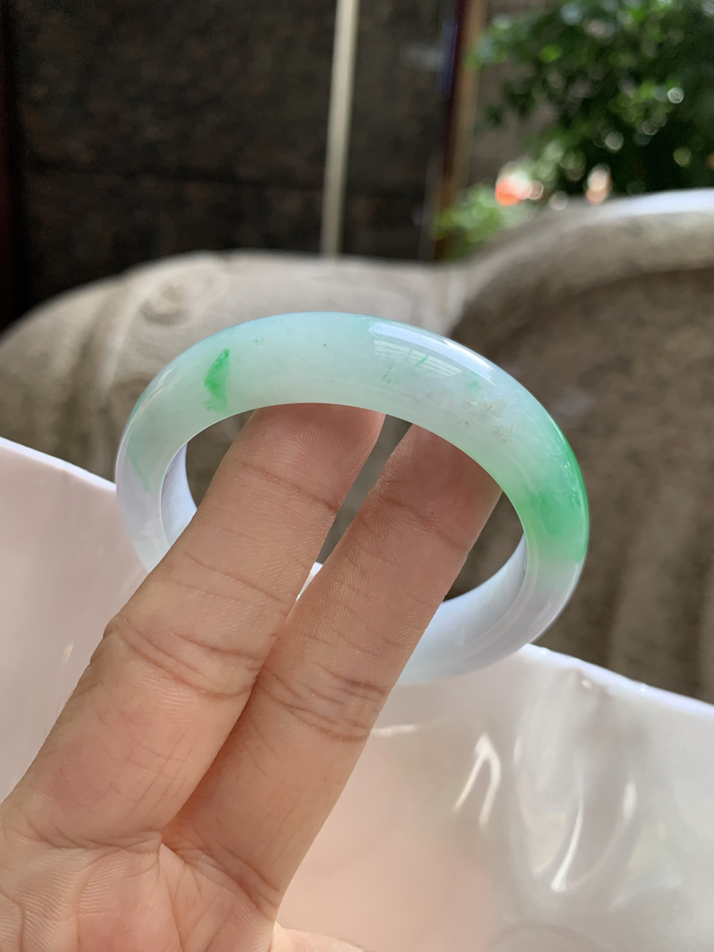 春彩辣阳绿正圈 51.6-7-11.2 0921-HN1644 打灯细纹