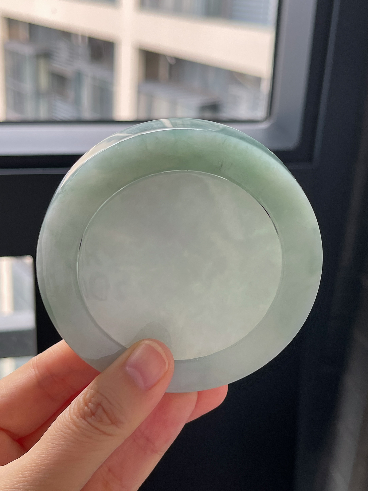 翡翠镯饼，⭕️正圈最大做61，圆条最大做57；最小做55.8
