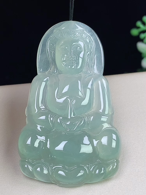 观音，无裂，尺寸52*30.8*4.8mm，j21ayd