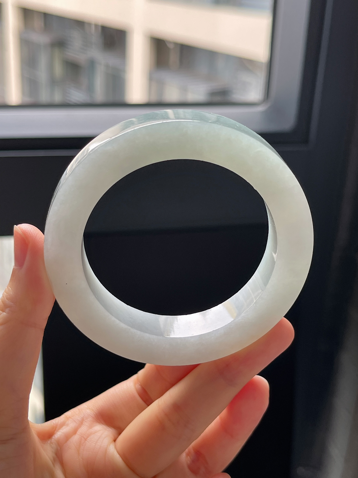 翡翠镯饼，⭕️正圈最大做58，最小做53.9
