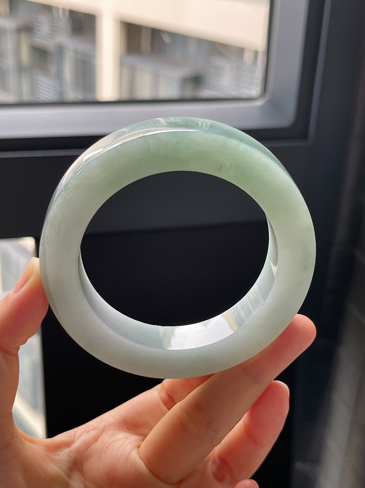 翡翠镯饼，⭕️正圈最大做61，圆条最大做57；最小做55.8