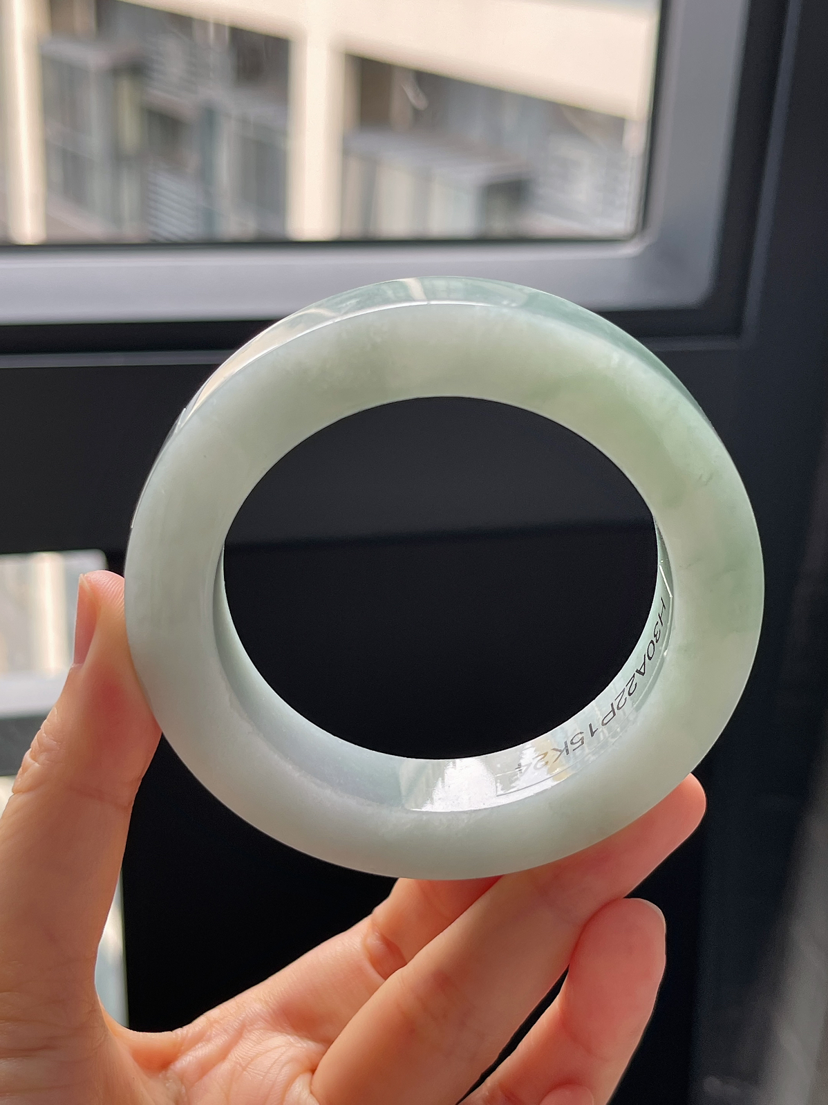 翡翠镯饼，⭕️正圈最大做61，圆条最大做57；最小做55.8