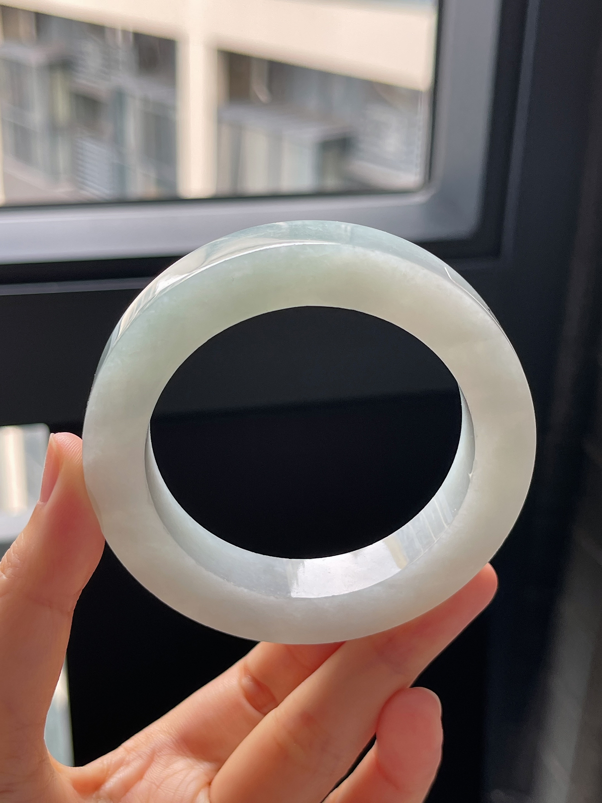 翡翠镯饼，⭕️正圈最大做58，最小做53.9