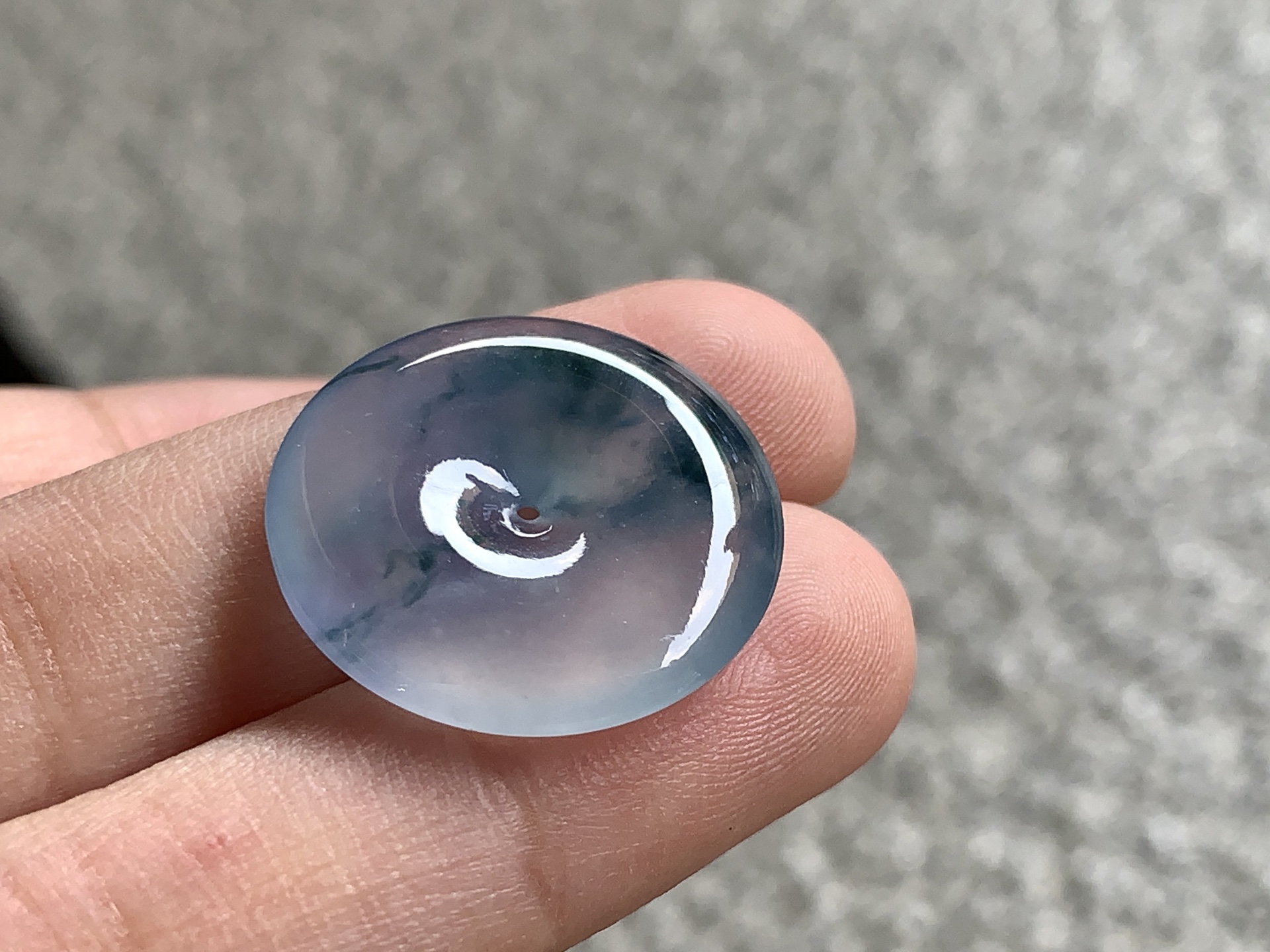 ️ 冰紫平安扣 尺寸：19.6×3.6