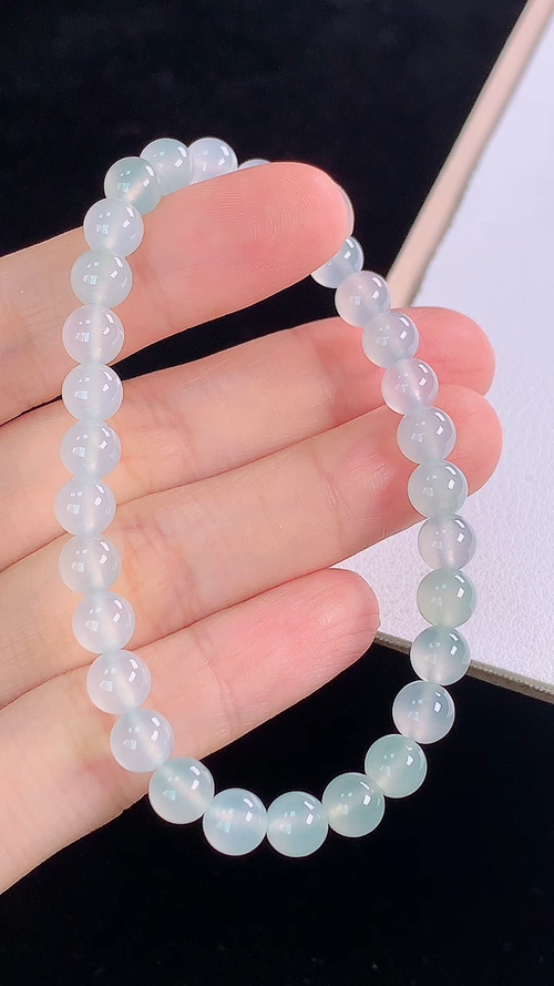 ️冰种手链，尺寸:6.1-6.1mm 20
