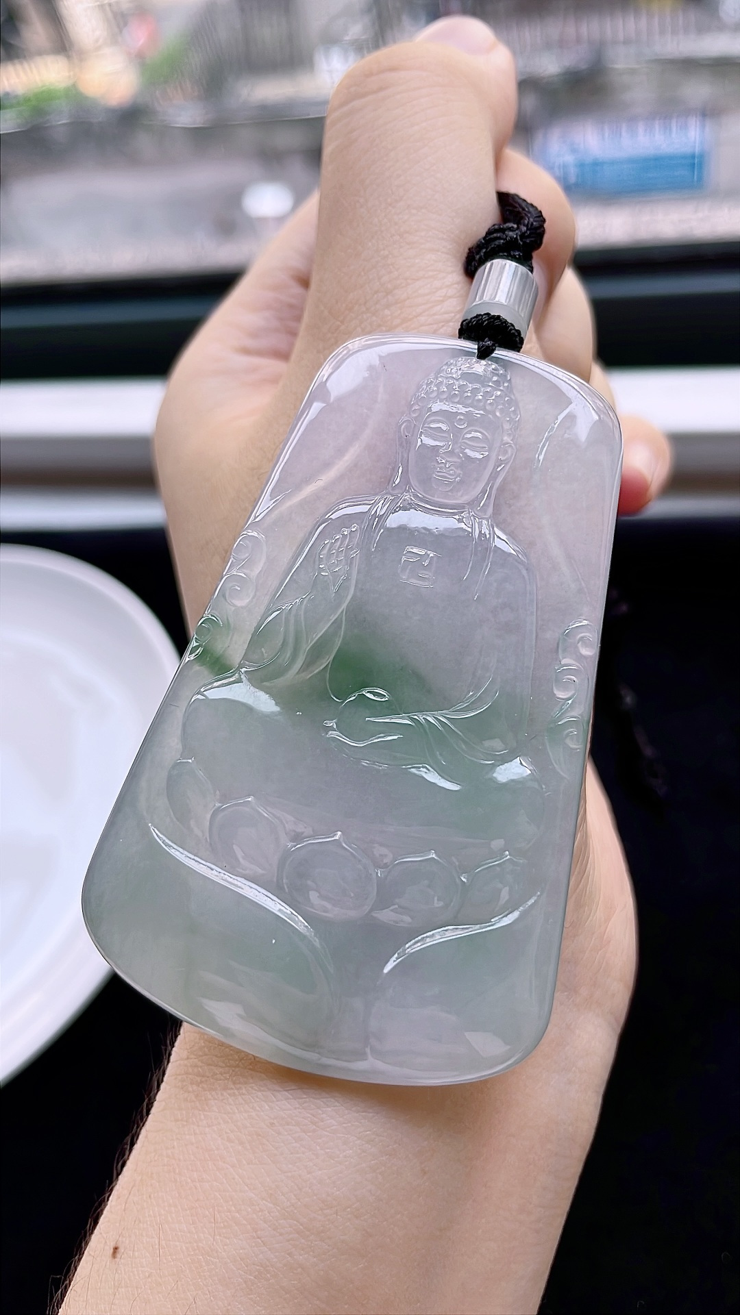 ️ 冰种飘花大日佛 飘花灵动，种老起胶 尺寸：66.5/42/5