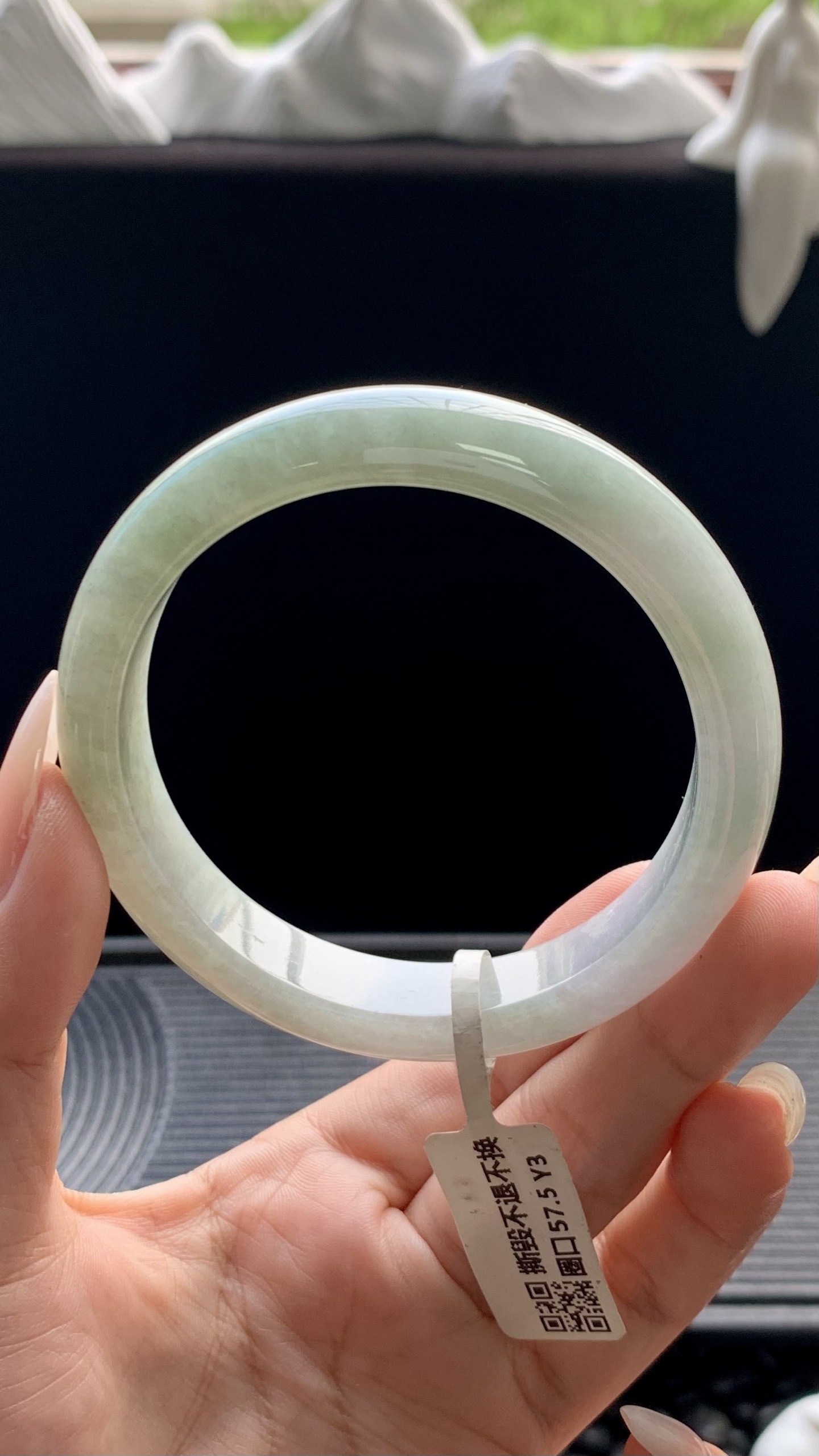 油青正圈手镯成品 HYY-5205 尺寸：58-12-8