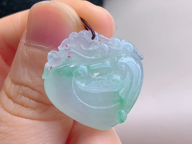 ️ 如意锁，无裂，尺寸26.6-24.4-6.1mm，包A附证书