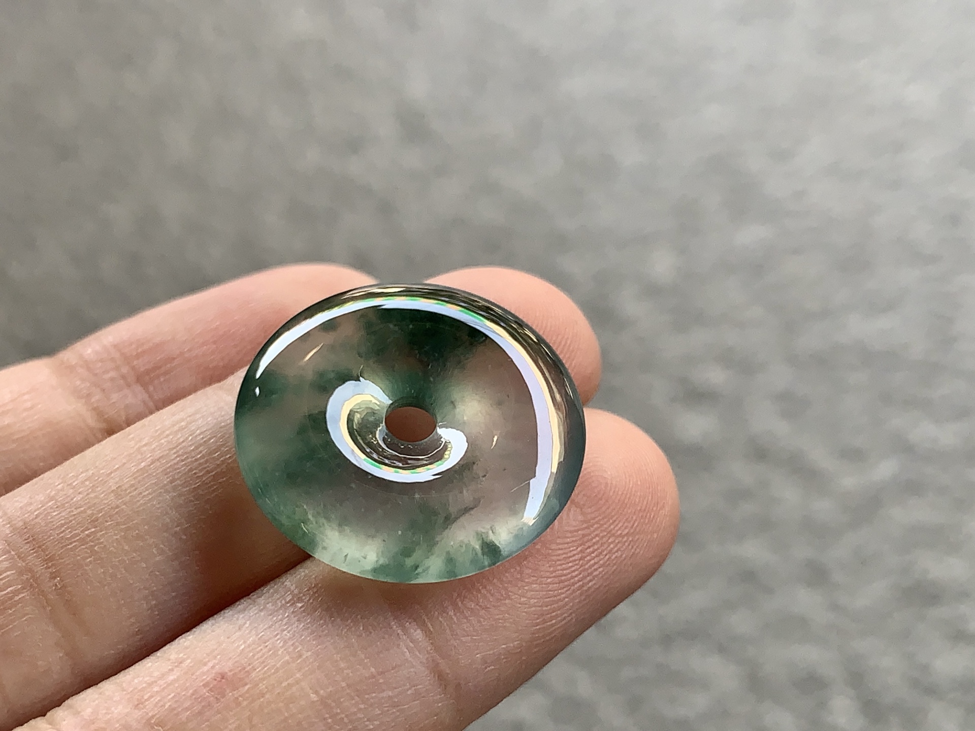 ️ 【飘彩平安扣】 尺寸：19.8×4