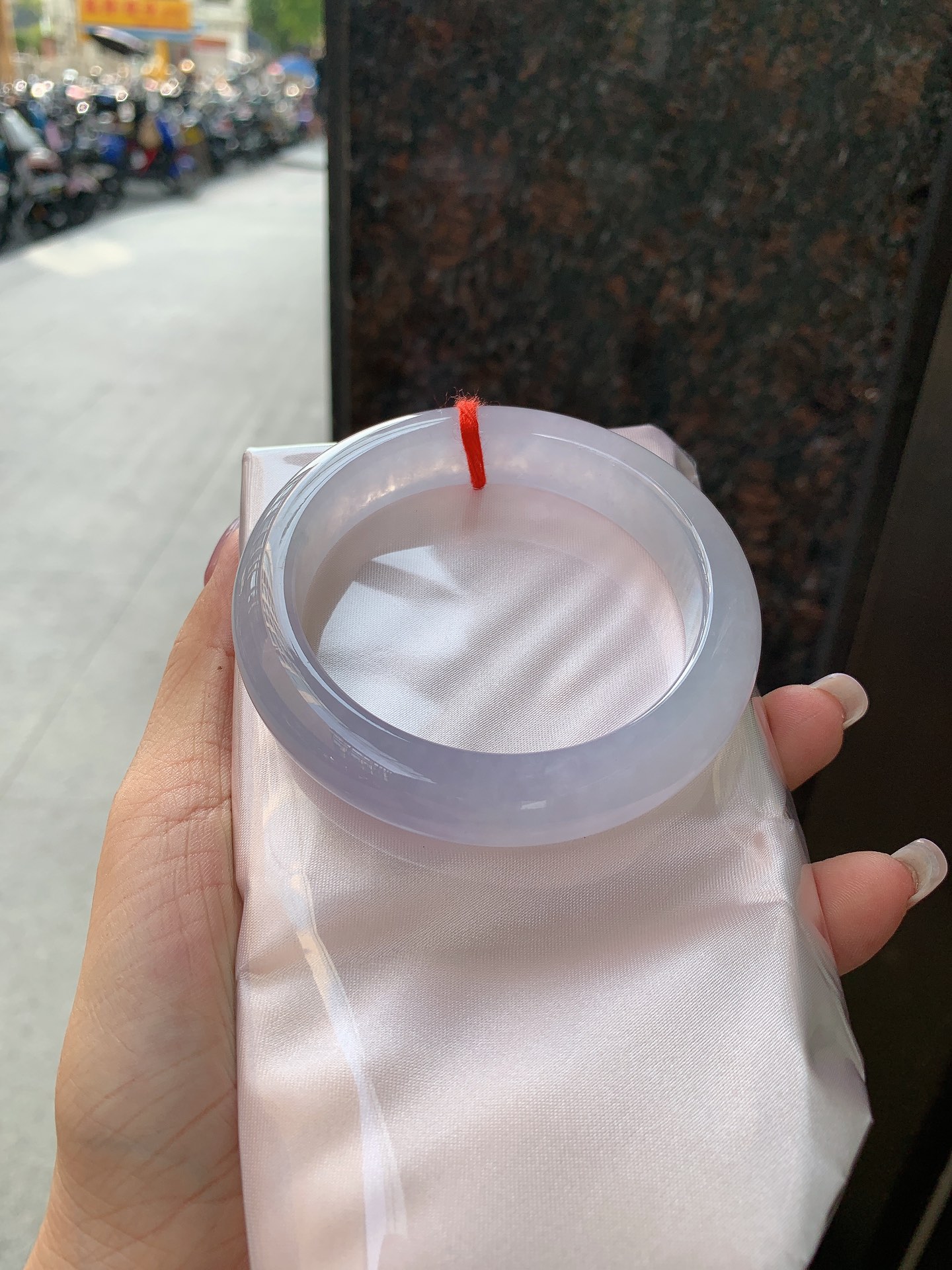 冰紫正圈 57.6-9.1-13 1030-015L155 打灯棉线，不影响冰透，神秘优雅，仙气飘飘