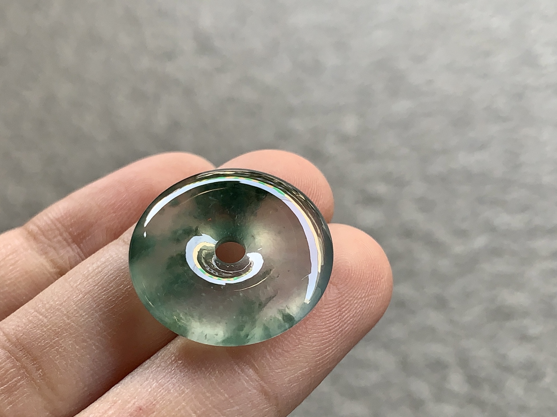️ 【飘彩平安扣】 尺寸：19.8×4