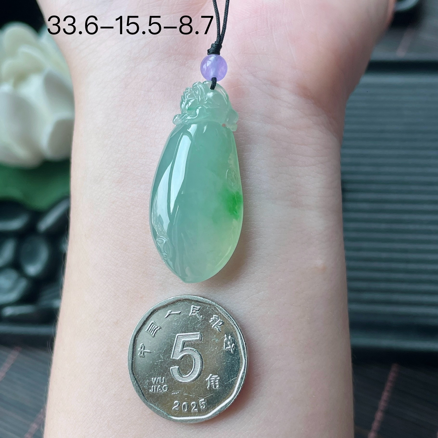 貔貅福瓜吊坠 YJ166G10 尺寸：33.6-15.5-8.7，33.6-15.5-8.7
