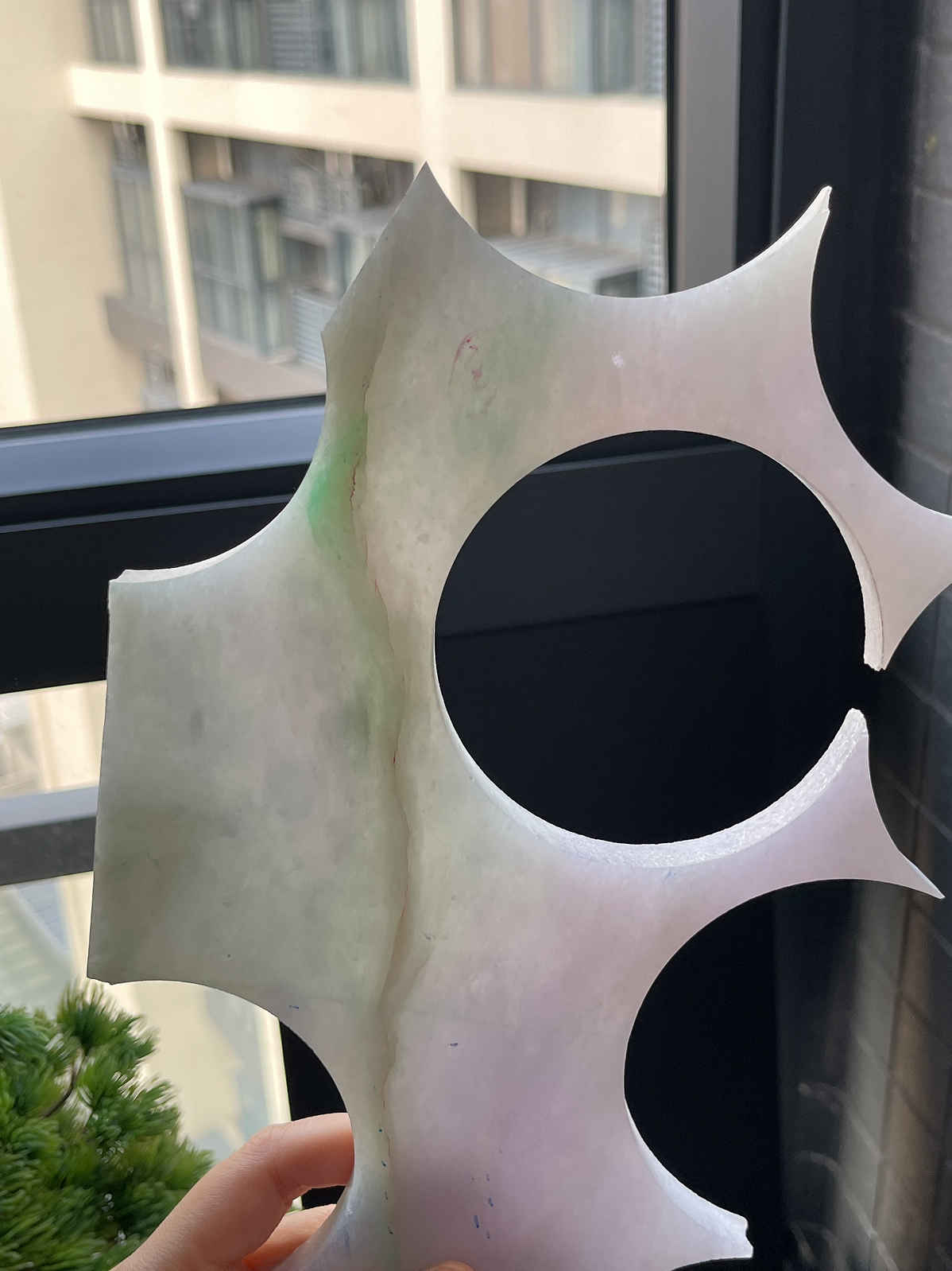 翡翠冰糯种紫罗兰片料