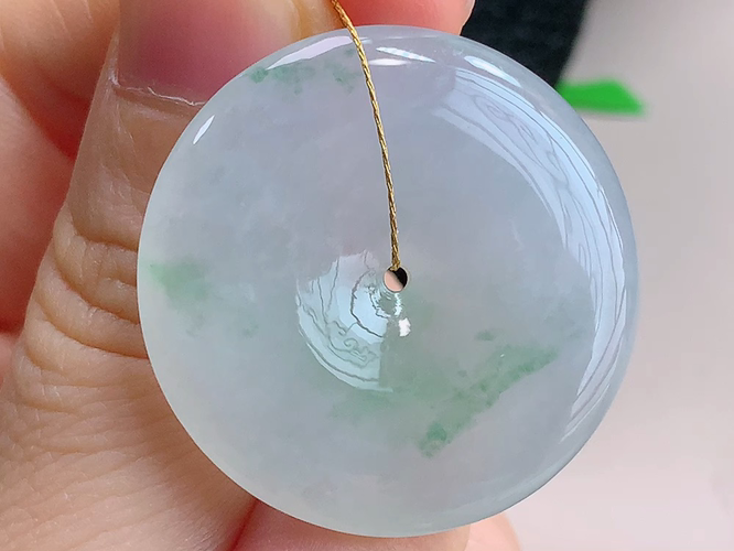 ️ 平安扣，无裂，尺寸32.1-6.0mm，包A附证书6780