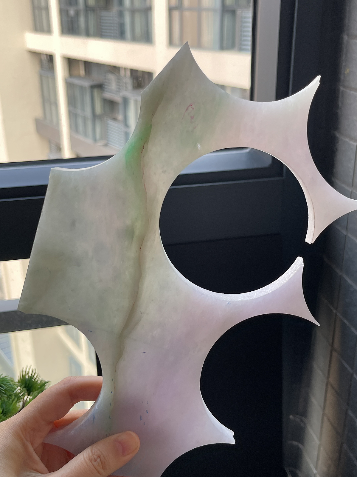 翡翠冰糯种紫罗兰片料